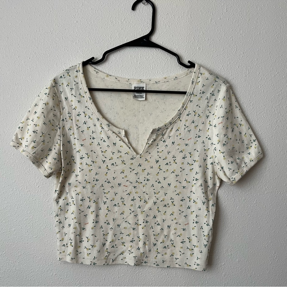 Floral Victoria’s Secret Crop Top